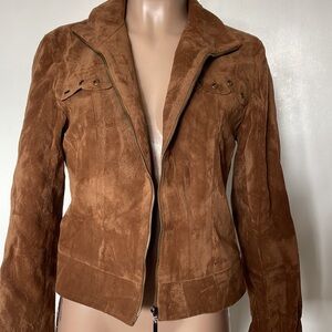 HENDY  Brown color  Faux Fur size MEDIUM womens JACKET